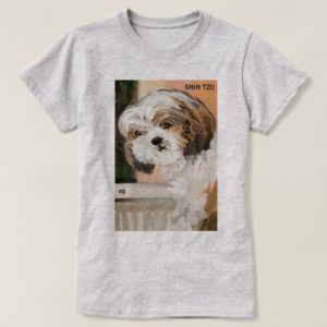 "Fluffy Shih Tzu" T-Shirt