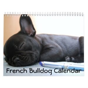 French Bulldog Calendar 2019 Personalized