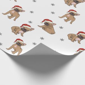 French Bulldog Christmas Wrapping Paper