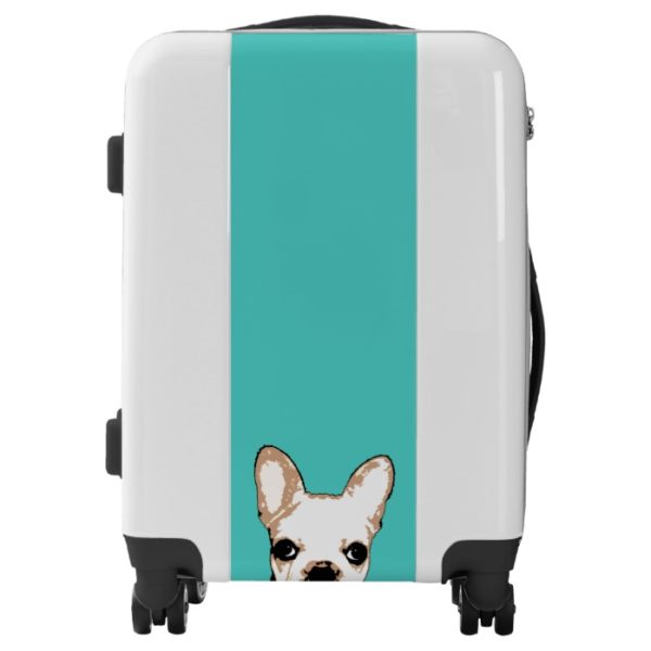 French Bulldog Funny Pop Art Illustration Luggage