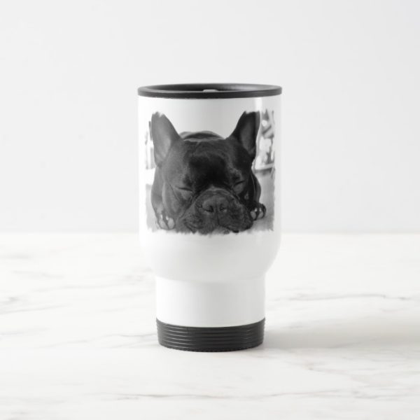 French Bulldog Plastic Travel Mug