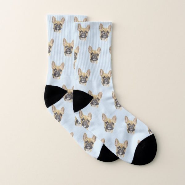 French Bulldog Print Socks