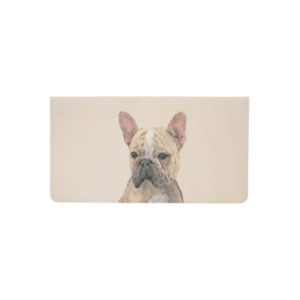 French Bulldog (Sable) Painting - Cute Original Do Checkbook Cover