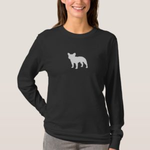 French Bulldog Silhouette | Frenchie Dog Lover's T-Shirt