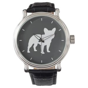 French Bulldog Silhouette Watch