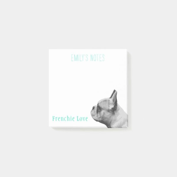 Frenchie Love | Personalized French Bulldog Post-it Notes