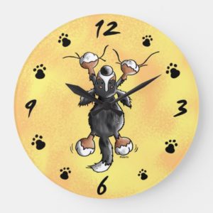 Funny Bernese Mountain Dog Wall Clock