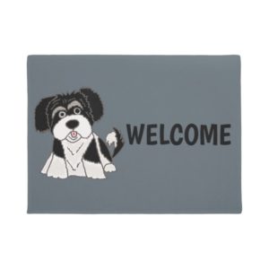 Funny Havanese Puppy Dog Cartoon Doormat