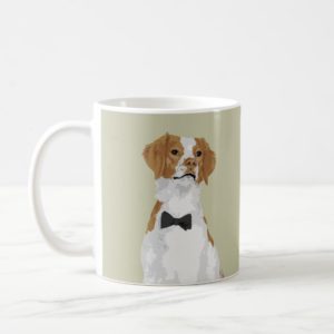Gentleman Brittany Dog Mug for Dog Lovers