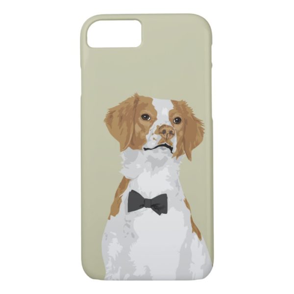 Gentleman Brittany Dog Phone Case for Dog Lovers