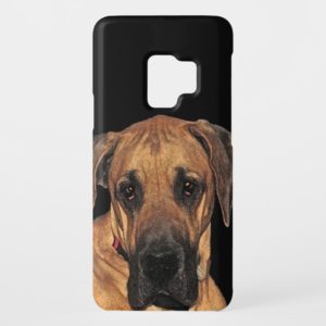 Golden Brown Great Dane Dog Galaxy S9 Case