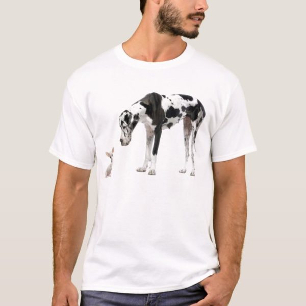 Great Dane and Chihuahua T-Shirt