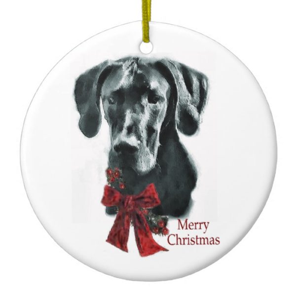 Great Dane Christmas Gifts Ornament