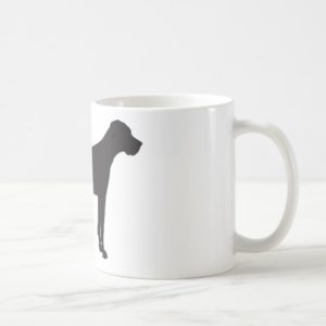 Great Dane Silhouette Coffee Mug