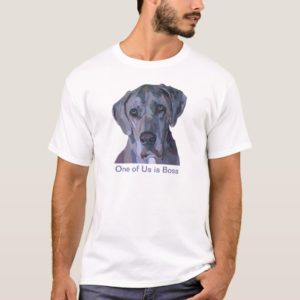 Great Dane Silver Merle Painting T-Shirt