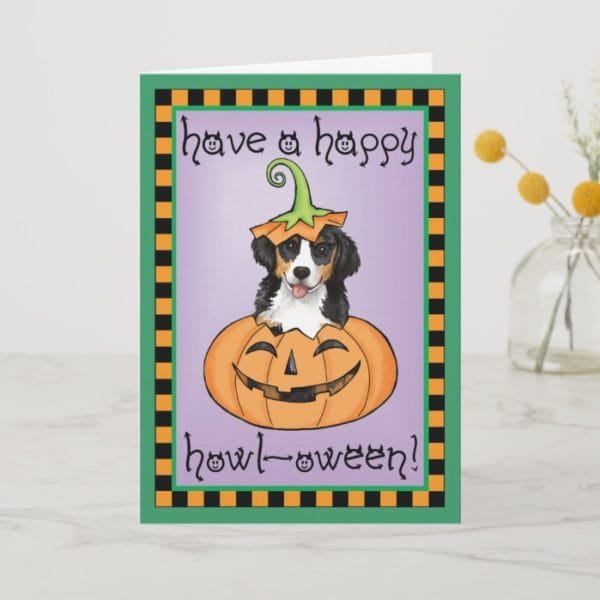 Halloween Berner Card