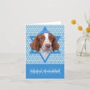 Hanukkah Star of David - Brittany - Charlie Holiday Card
