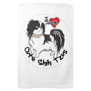 Happy Adorable Funny & Cute Shih Tzu Dog Towel