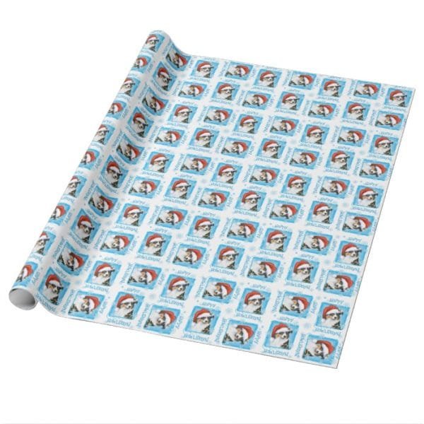 Happy Howliday Aussie Wrapping Paper