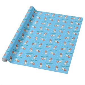 Happy Howliday English Springer Spaniel Wrapping Paper