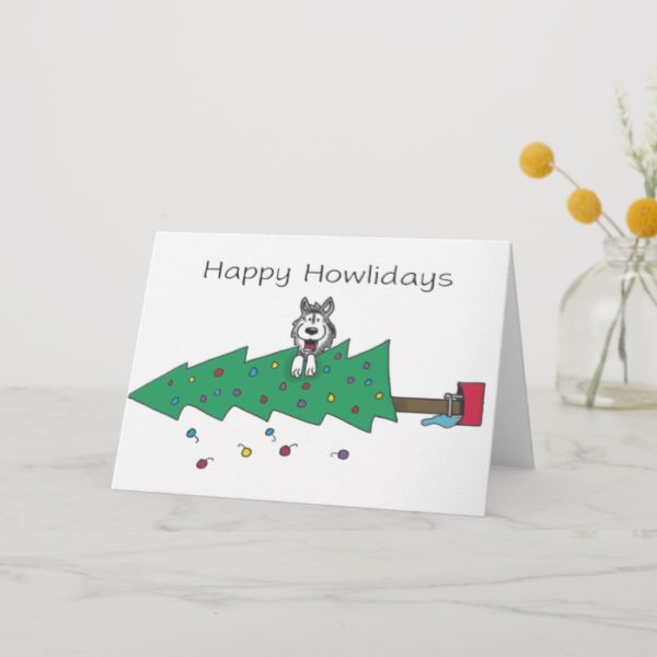 Happy Howlidays Holiday Card