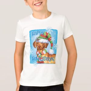 Happy Howlidays Vizsla T-Shirt