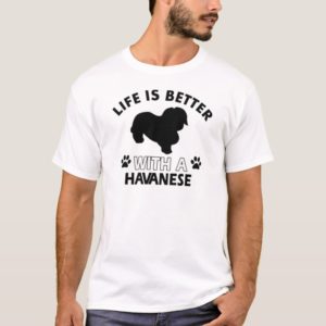 Havanese dog breed designs T-Shirt