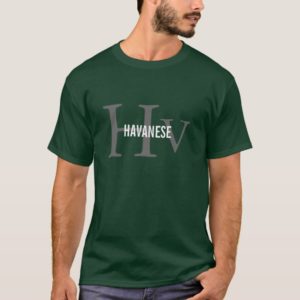Havanese Dog Breed/Dog Lovers Initials Shirt