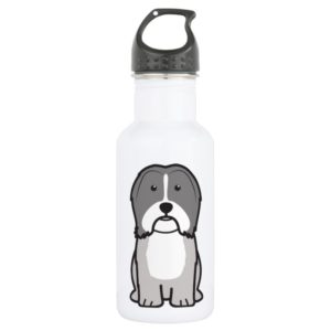 Havanese Dog Cartoon Water Bottle