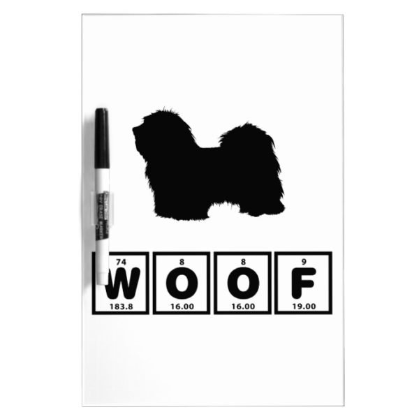 Havanese Dry-Erase Board