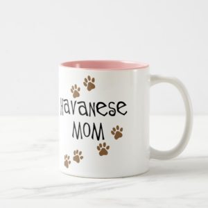 Havanese Mom Two-Tone Coffee Mug