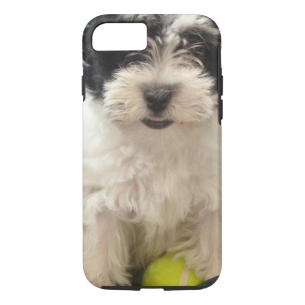 Havanese Rescue Puppy Black White Case-Mate iPhone Case