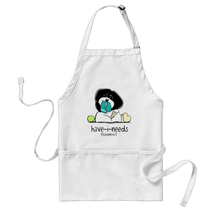Have-i-Needs Havanese Off-Leash Art™ Adult Apron