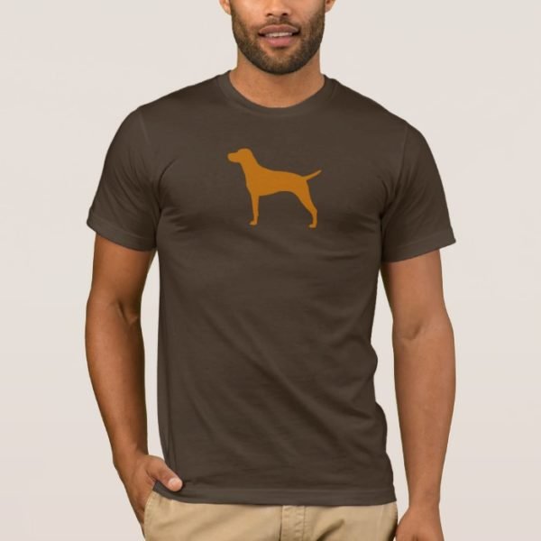 Hungarian Vizsla Dog Breed Silhouette T-Shirt