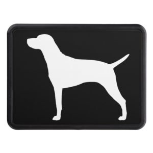 Hungarian Vizsla Silhouette Tow Hitch Cover