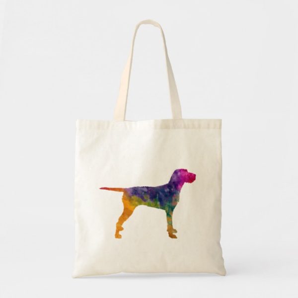 Hungarian Wirehaired Vizsla in watercolor Tote Bag