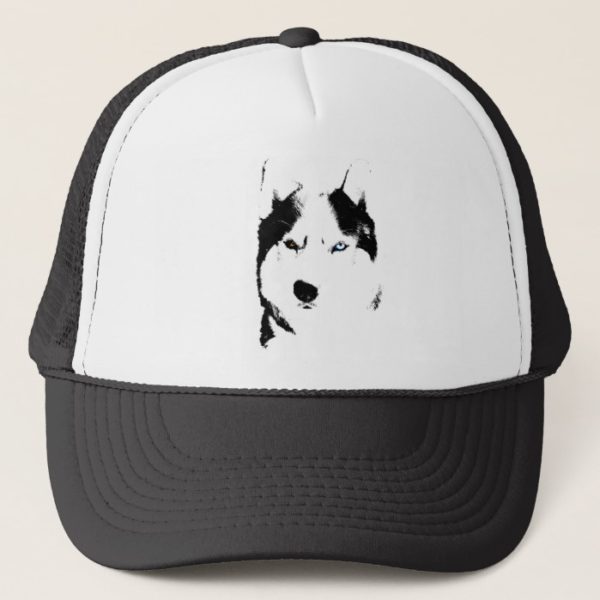 Husky Caps Sled Dog Caps  Husky / Wolf Hats Gifts