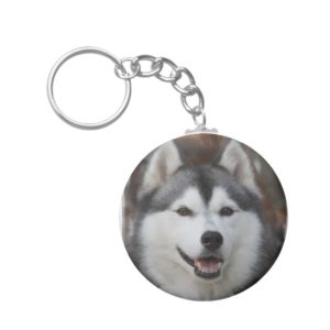 Husky Dog Keychain