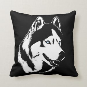 Husky Pillow Siberian Husky Malamute Gifts