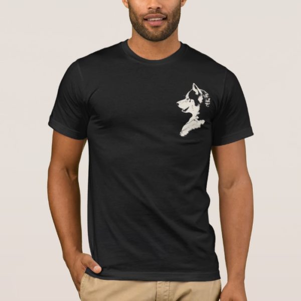 Husky T-Shirt Husky / Wolf Art Tee Dog Shirts