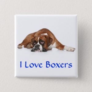 I Love Boxers Pin