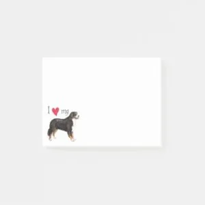 I Love my Berner Post-it Notes