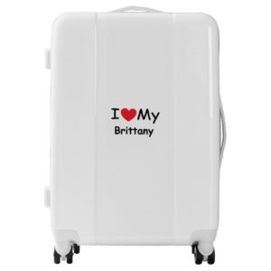 I love  my Brittany dog Luggage