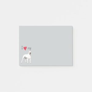 I Love my Dogo Argentino Post-it Notes