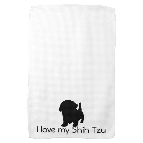 I love my Shih Tzu on all items Kitchen Towel