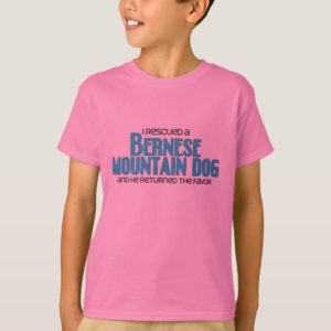 I Rescued a Bernese Mountain Dog (Male Dog) T-Shirt