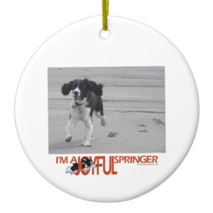 I'm A Joyful Springer Customize With Your Photo Ceramic Ornament