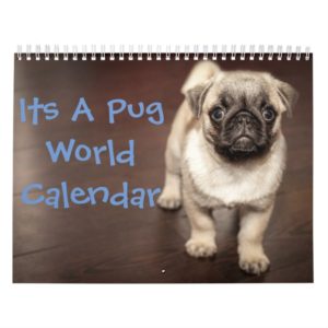 It's A Pug  Calendar