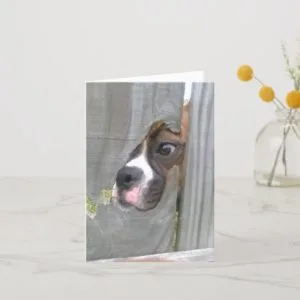 Just Peeking In Card