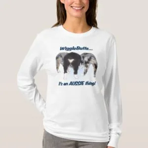 Ladies Long Sleeve Australian Shepherd Shirt